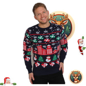Le Pull De Noël “Bykalender” – Homme.