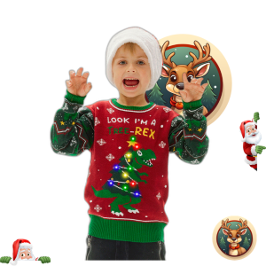 Le pull d’arbre-rex – Enfants