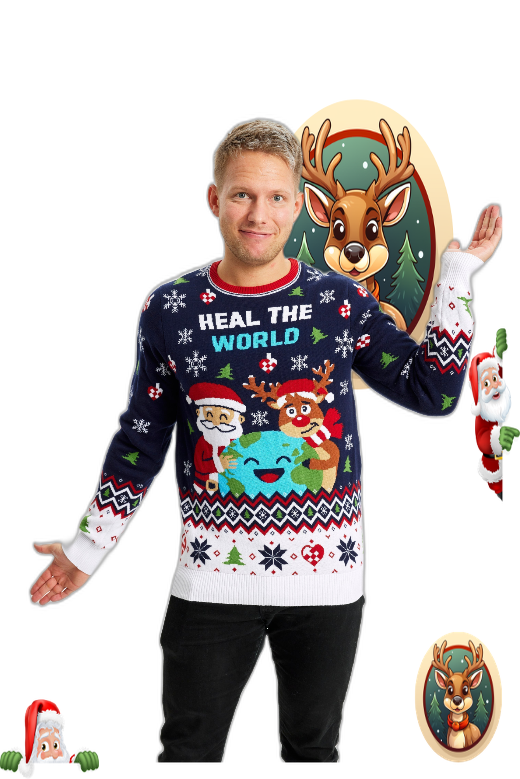 Guérissez la collaboration mondiale – Homme.