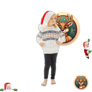 Le Pull De Noël Élegant – Enfants.