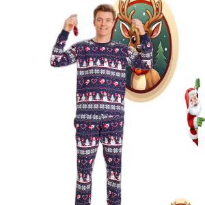 Pyjama “Coeur De Noël” – Homme.