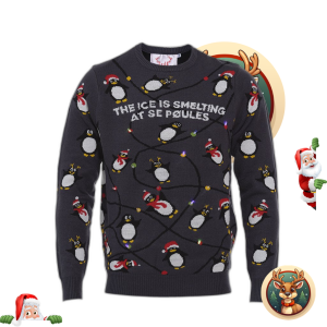 Le Pull De Noël Des Pingouins – Enfants