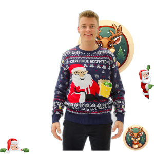 Ho Ho Hold mon pull de bière – Homme