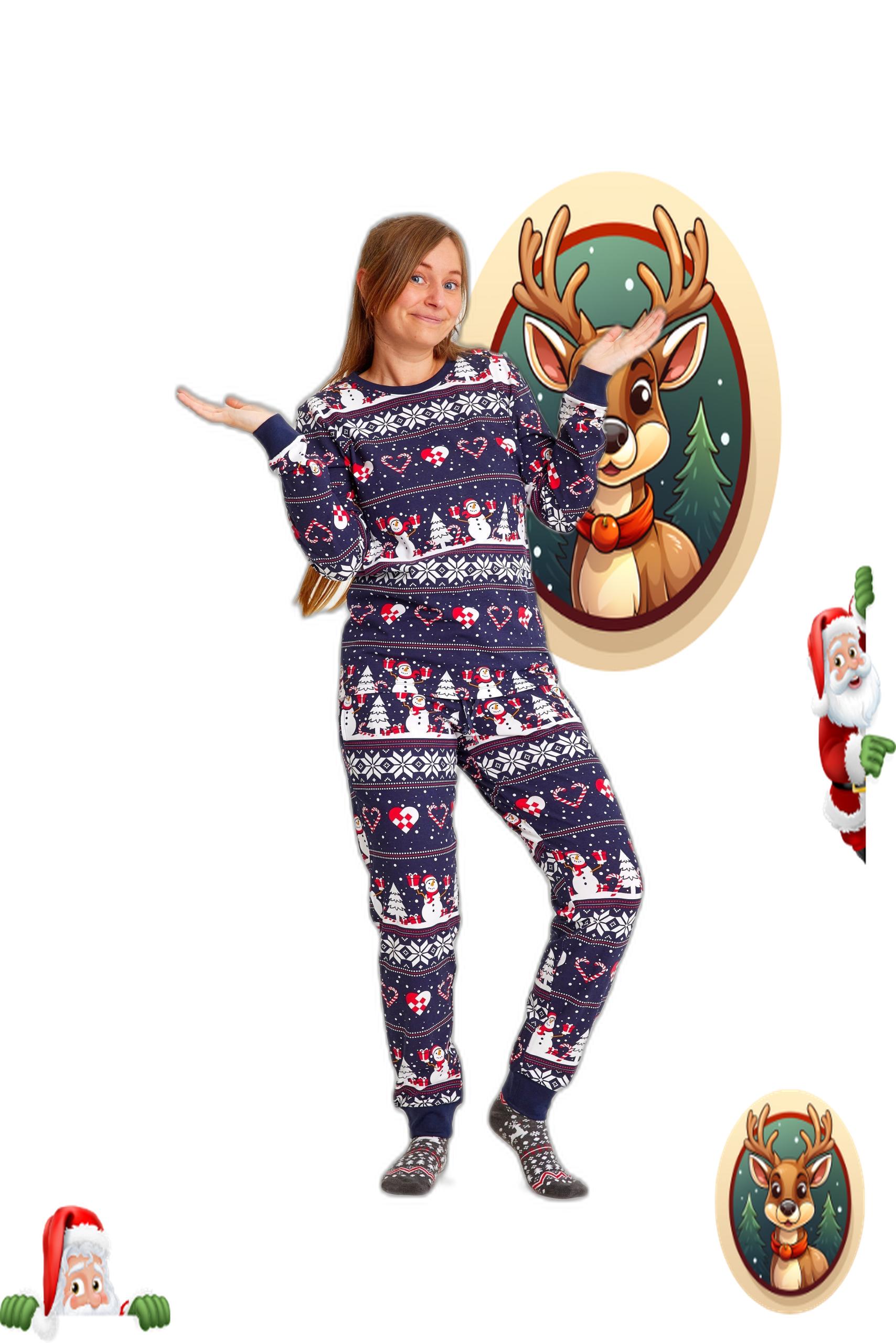 Pyjama “Coeur De Noël” – Femme.