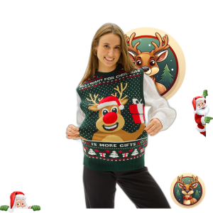 Vest de Noël Rudolphs – Femme