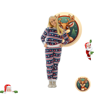 Ensemble Saint Valentin Bleu Marine – Femme.