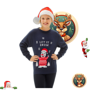 Laissez-le pull de neige – Enfants