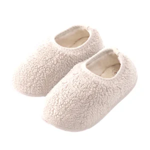 Chaussons bouclette / Vanille