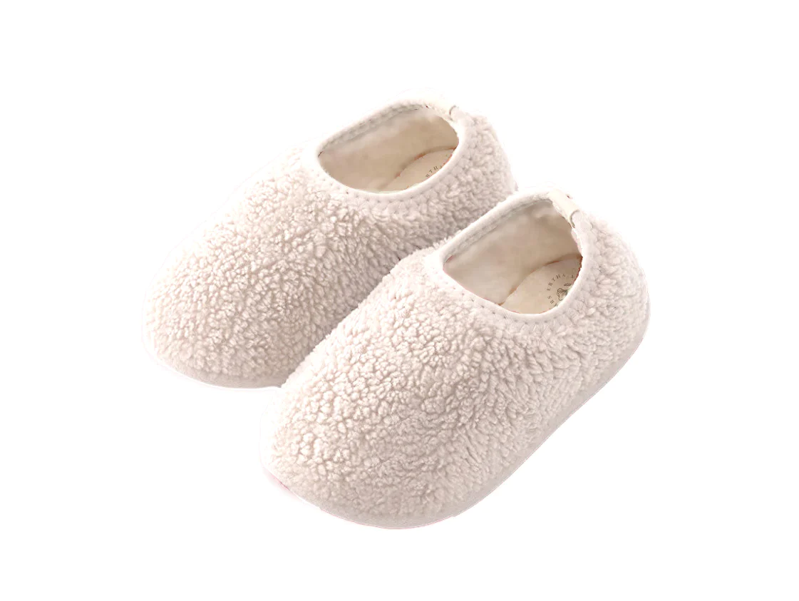 Chaussons bouclette / Vanille