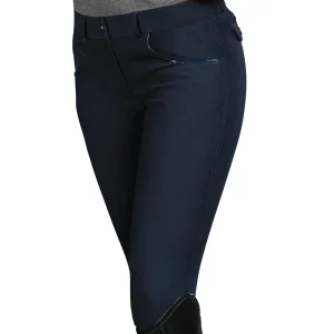 Pantalon équitation fille Canter Cassis