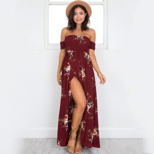 Robe Longue Fleurie Tendance Eté 2021