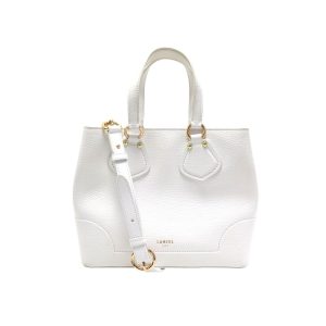 Sac à main cuir Neo Izy S Lancel blanc