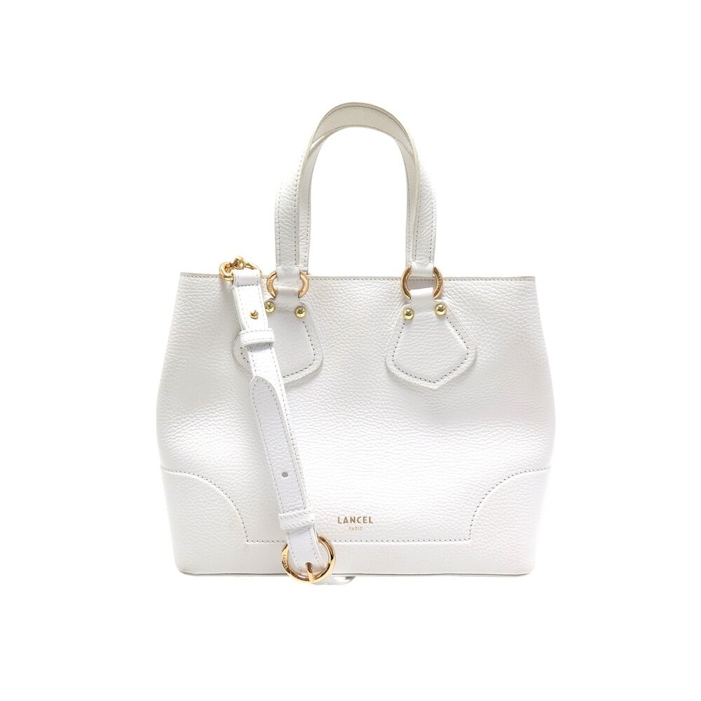 Sac à main cuir Neo Izy S Lancel blanc – Image 4