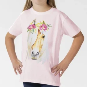 Tee-shirt manches courtes HKM Flower Horse